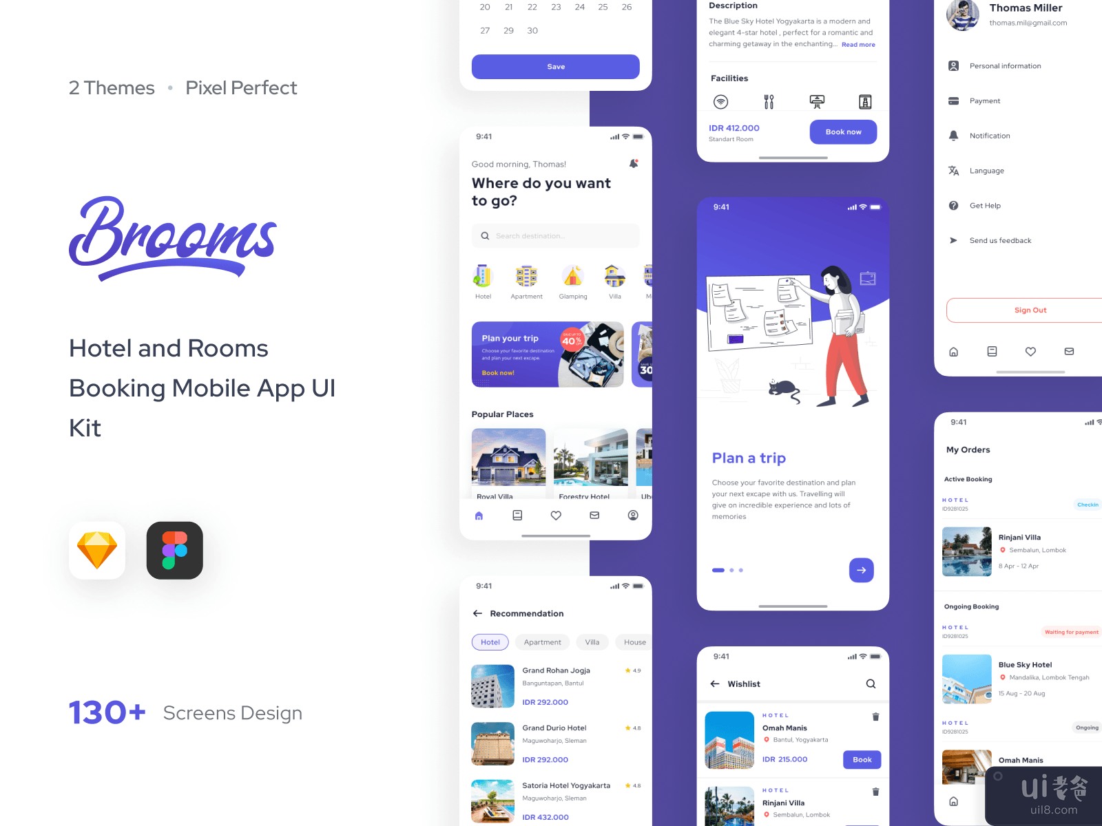 Brooms - 入职和推荐（灯光模式）(Brooms - Onboarding and Recommendation (Light Mode))插图2