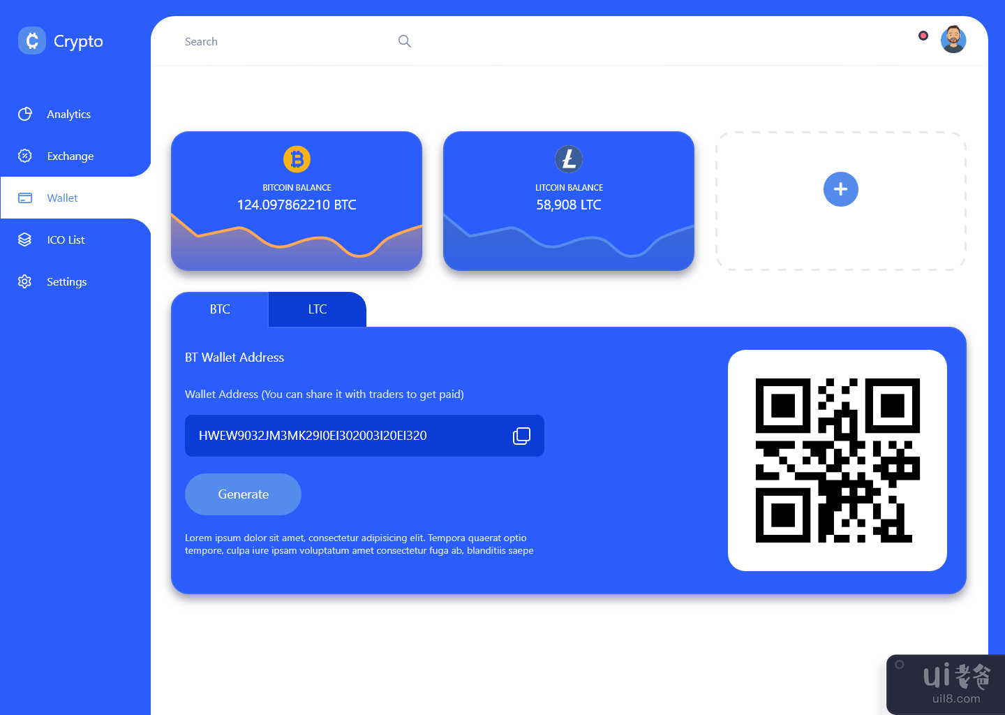 加密货币兑换仪表板(Crypto Currency Exchange Dashboard)插图2