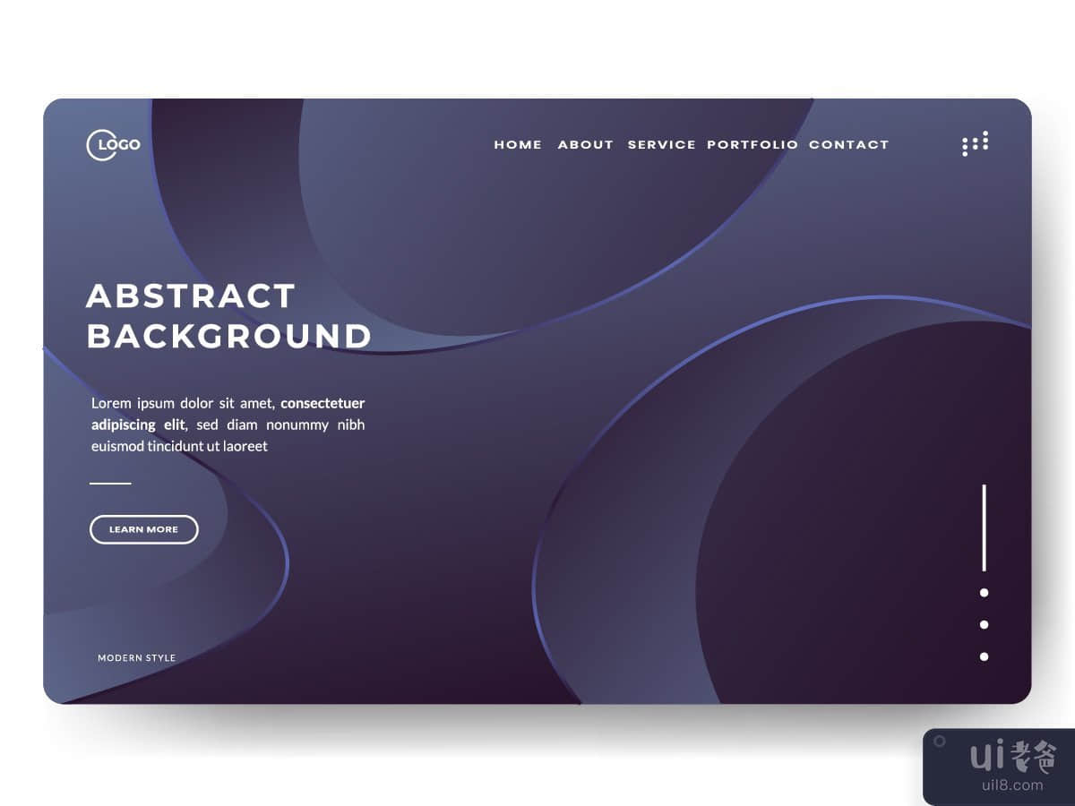 Abstract background website