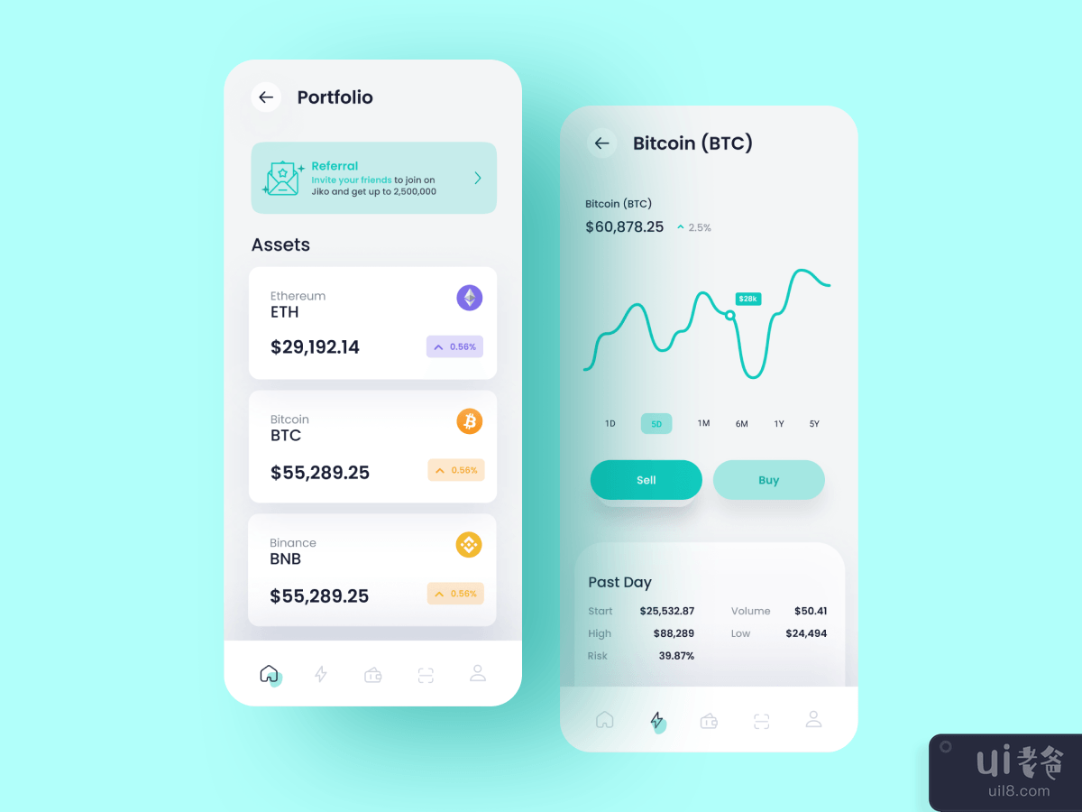 Crypto Wallet App UI - 02