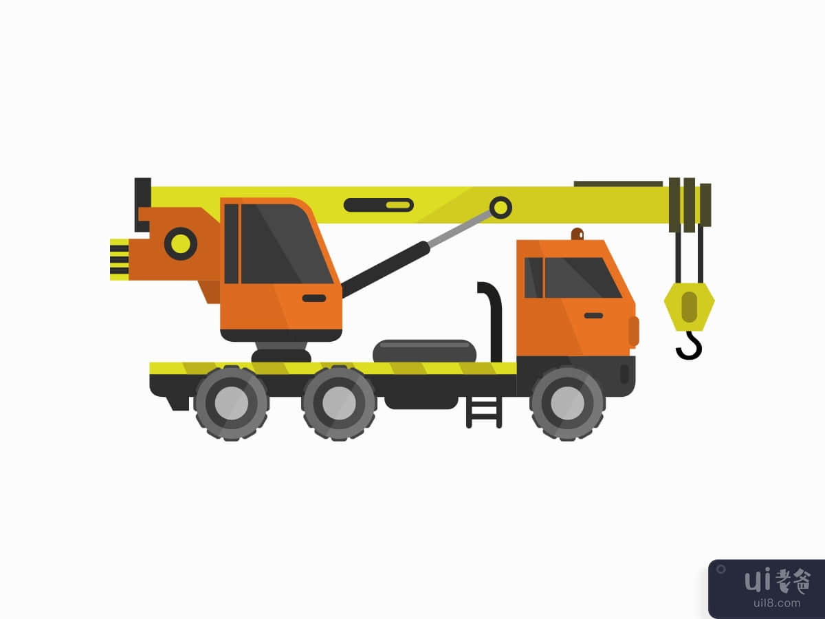 Crane truck