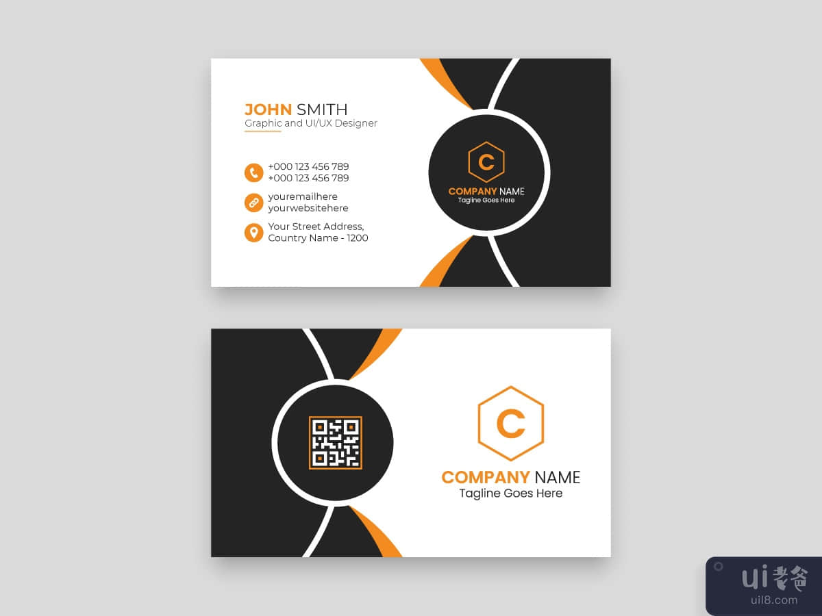 Corporate Creative Modern Professional Business Card Design Template