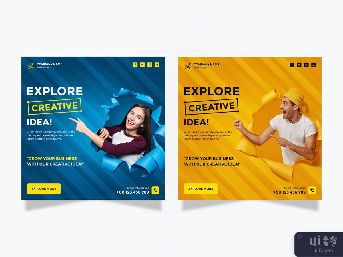 Creative Idea Business Social Media Banner Design