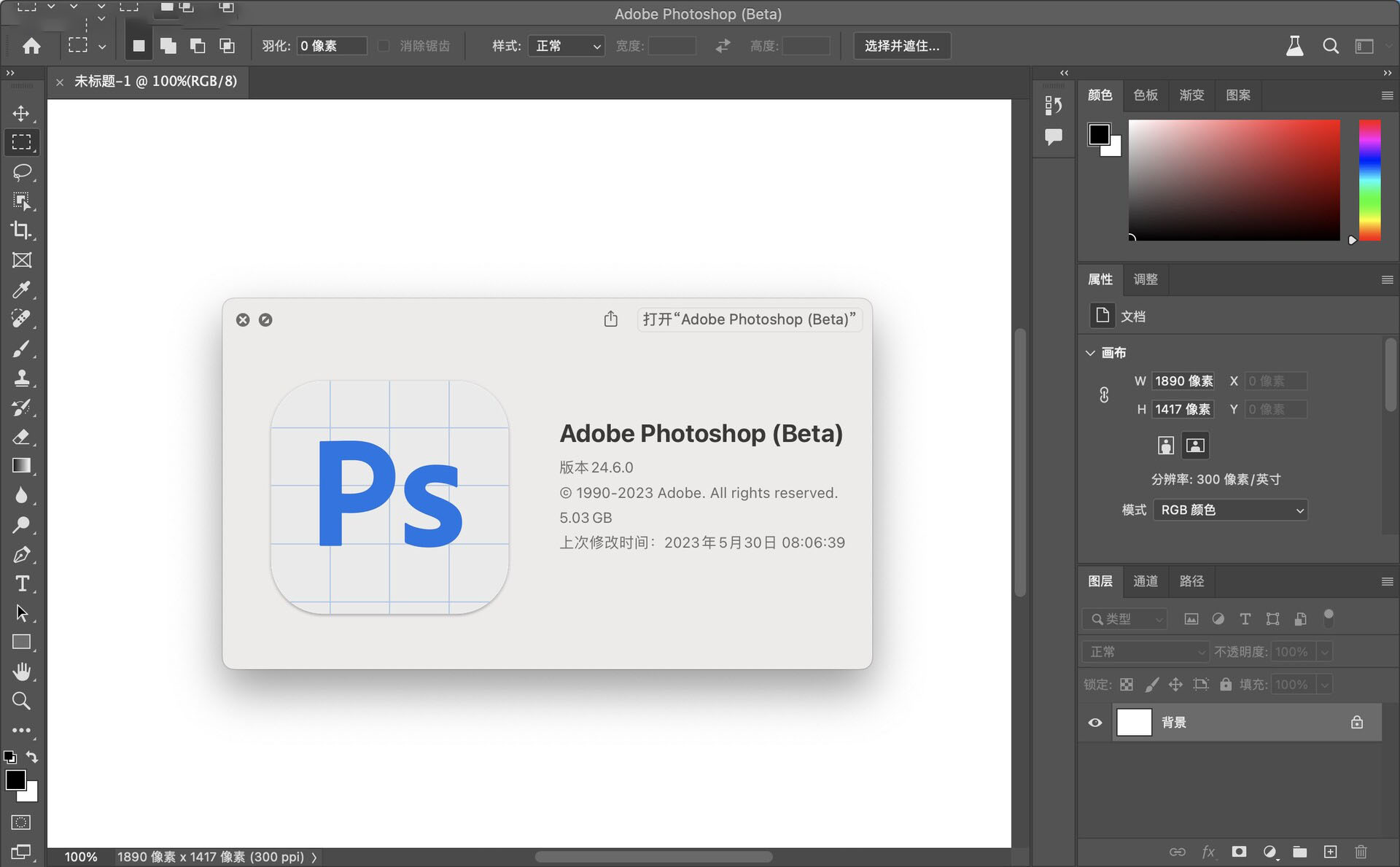 Photoshop Beta 24.6 内置Ai绘图功能插图